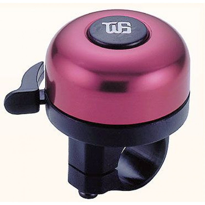 Звонок yws-610a, d:48мм. материал: алюминиевый купол, пластиковая база. цвет: красный/чёрный.