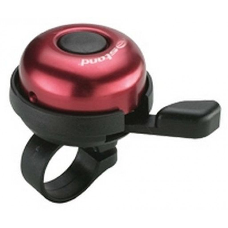Звонок cd-603, мтериал: алюминиевый купол, пластиковая база. крепление: на руль d:22,2мм. цвет: красный.