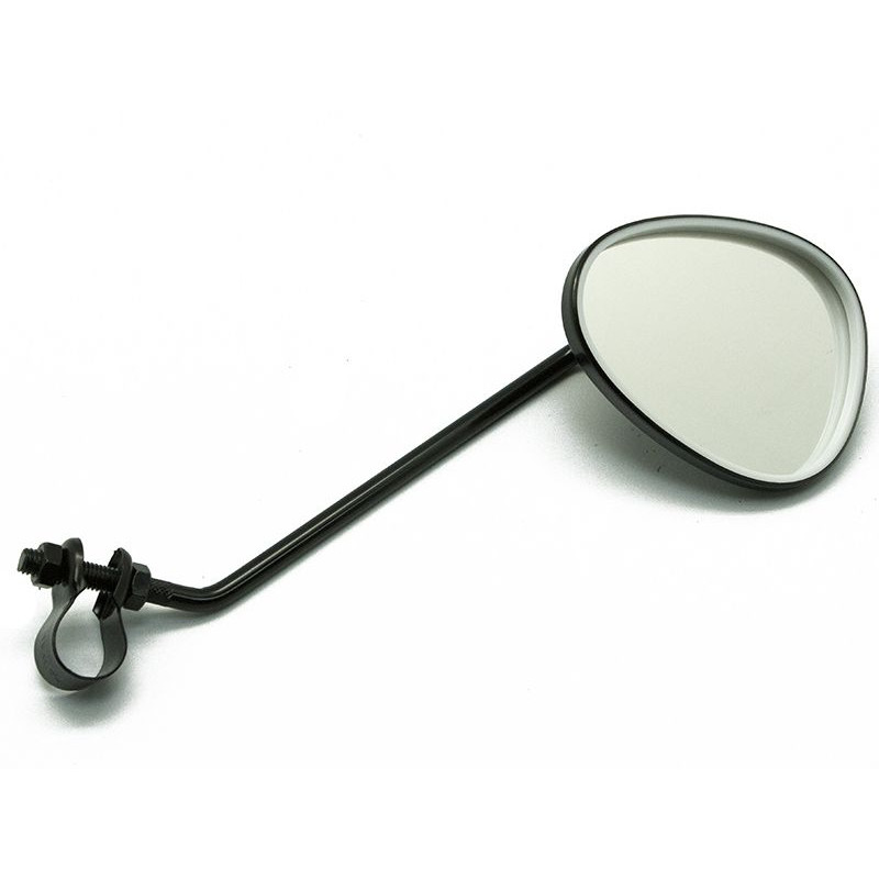 Зеркало cl-105-1-l, 3-7/8"x2-1/2", чёрное, пластик-сталь.